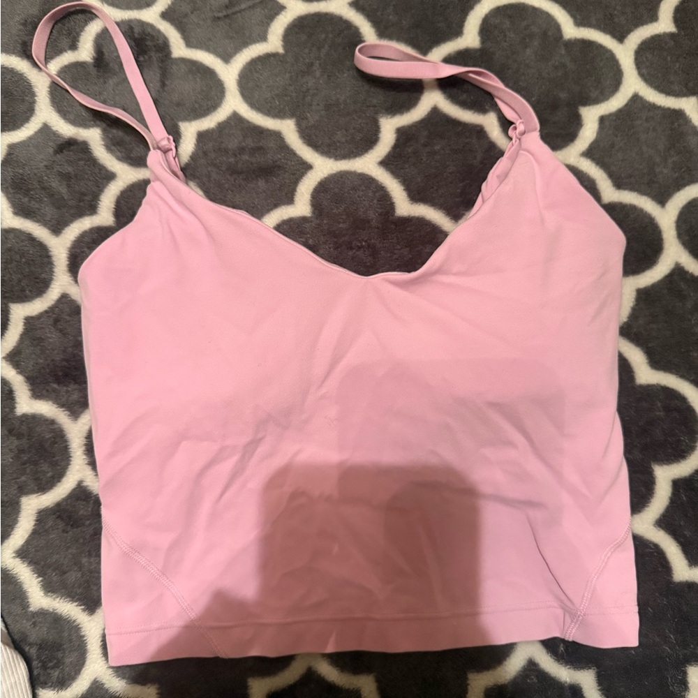 lululemon athletica Light Pink Tank Top